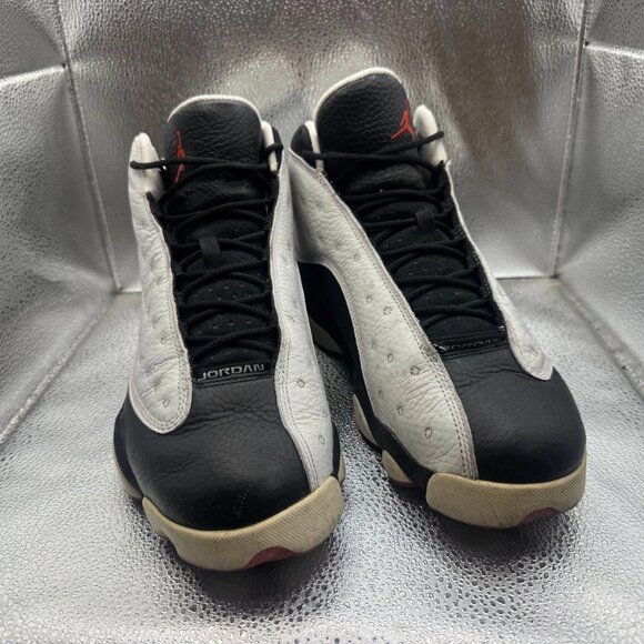 Size 10.5 Air Jordan 13 Retro 2013 He Got Game White Black Mens Shoes 309259-104 - Picture 3 of 11